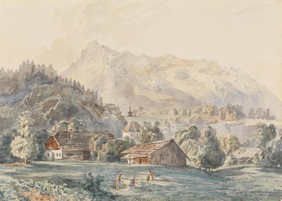 The Village of Gnigl near Salzburg by Franz Barbarini